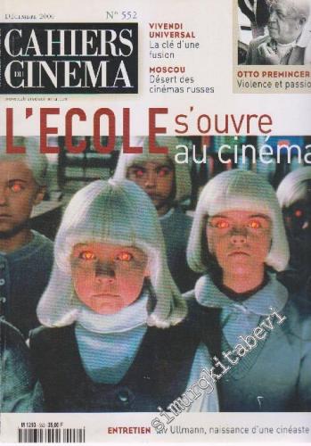 Cahiers Du Cinema - Sayı: 552      Decembre 2000