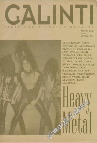 Çalıntı Aylık Müzik Kültür Dergisi - Dosya: Heavy Metal - Sayı: 3 1 Ma