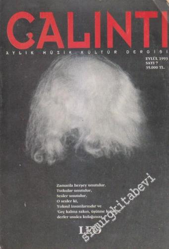 Çalıntı Aylık Müzik Kültür Dergisi - Dosya: Leo - Sayı: 7      Eylül 1993