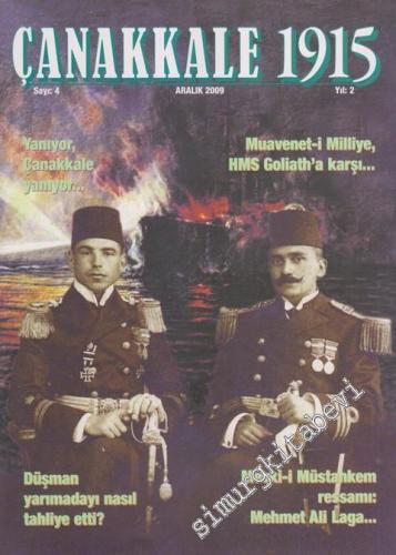 Çanakkale 1915 Dergisi - Say: 4    Yıl: 2  Aralık
