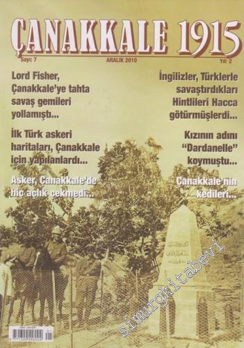 Çanakkale 1915 Dergisi - Sayı: 7    Yıl: 2  Aralık