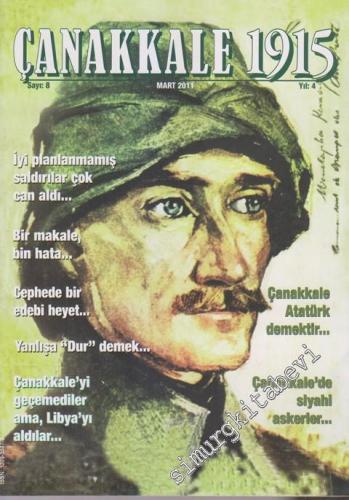 Çanakkale 1915 Dergisi - Sayı: 8    Yıl: 4  Mart