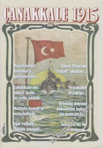 Çanakkale 1915 Dergisi - Üç Aylık Süreli Yayın - Sayı: 17    Yıl: 4  Eylül