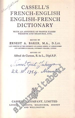 Cassell's French Dictionary French - English / English - French
