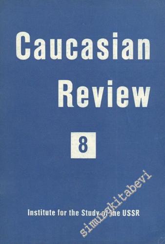 Caucasian Review 8 - Sayı:8, Yıl: 1959