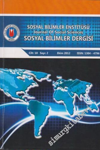 Celal Bayar Üniversitesi Sosyal Bilimler Enstitüsü Dergisi- Journal Of Social Sciences - 2  10    Ekim