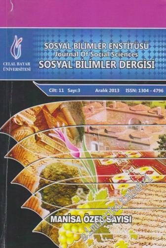 Celal Bayar Üniversitesi Sosyal Bilimler Enstitüsü Sosyal Bilimler Der