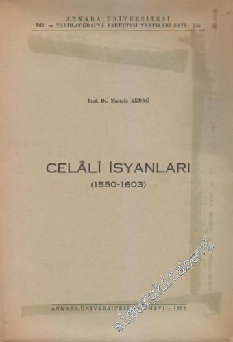 Celali İsyanları (1550-1603) -        1963