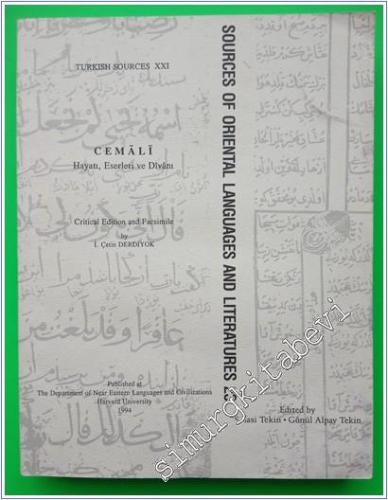 Cemali Hayatı Eserleri ve Divanı (İnceleme - Tenkidli Metin - Tıpkıbas