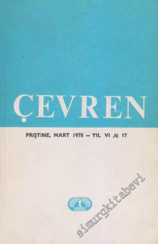 Çevren - Toplum, Bilim, Yazın ve Sanat Dergisi - Sayı: 17    Yıl: 6  Mart