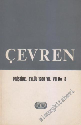 Çevren - Toplum, Bilim, Yazın ve Sanat Dergisi - Sayı: 3    Yıl: 7  Eylül