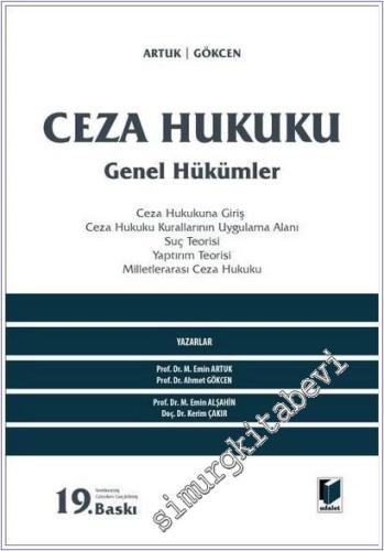 Ceza Hukuku Genel Hükümle CİLTLİ - 2025