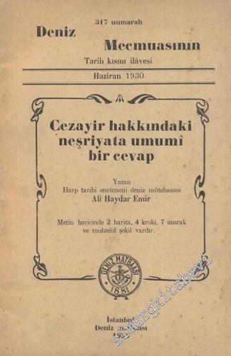 Cezayir Hakkında Neşriyata Umumi Bir Cevap