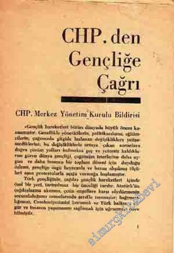 CHP den Gençliğe Çağrı -        1968