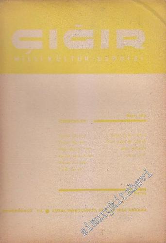 Çığır Milli Kültür Dergisi - Sayı: 163    14  Mayıs