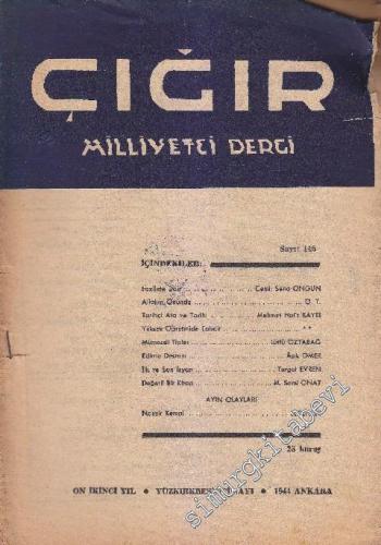 Çığır  Milliyetçi Dergi - Sayı: 145    12  Aralık