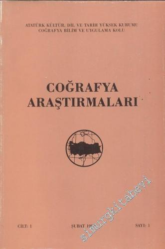 Coğrafya Araştırmaları Dergisi - Sayı: 1  Cilt: 1    Şubat