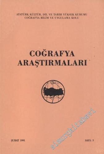 Coğrafya Araştırmaları Dergisi - Sayı: 3      Şubat
