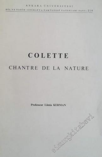 Colette: Chantre de la Nature -        1971
