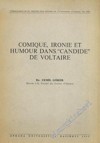 Comique, Ironie et Humour Dans “Candide” de Voltaire