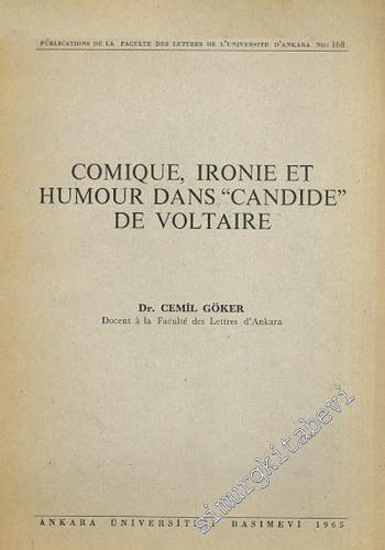 Comique, Ironie et Humour Dans “Candide” de Voltaire -        1965