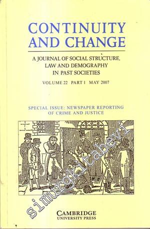 Continuity and Change: A Journal of Social Structure, Law and Demograp