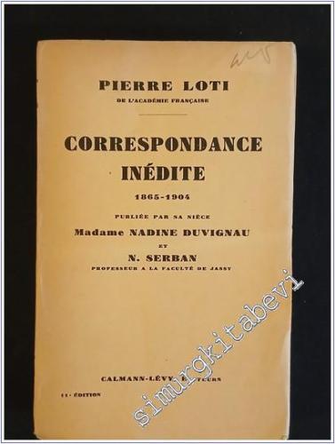 Correspondence Inedite 1865-1904 -        1929
