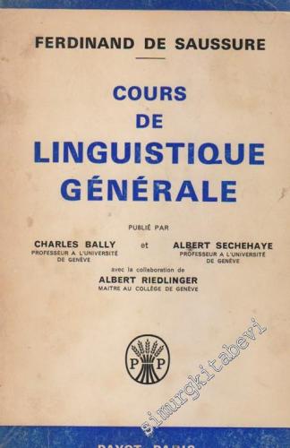 Cours de Linguistique Générale -