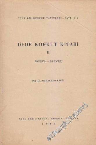 Dede Korkut Kitabı 2: İndeks - Gramer -