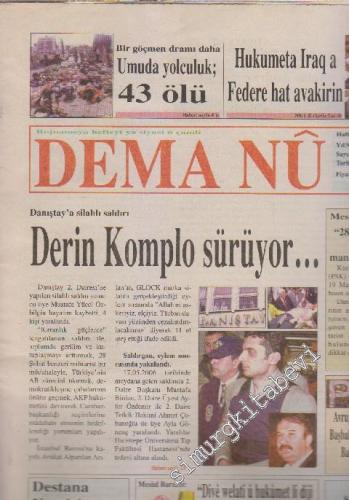 Demanu Haftalık Siyasi Kültürel Gazete - Sayı: 154    6  Mayıs