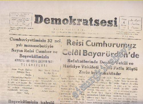 Demokratsesi - Reisi Cumhurumuz Ürdün'de - Sayı: 37  Yıl: 1    Kasım 1955