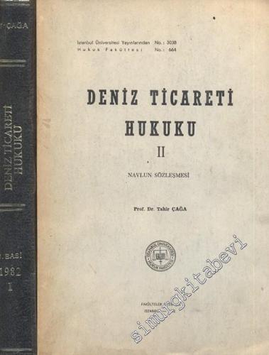 Deniz Ticareti Hukuku 2 Cilt TAKIM -