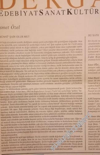 Dergah: Aylık Edebiyat Sanat Kültür Dergisi : Muhtelif 23 Sayı (Sayı 3 Mayıs 1990 - Sayı 98 Nisan 1998) -        1990