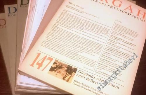 Dergah: Aylık Edebiyat Sanat Kültür Dergisi : Muhtelif 74 Sayı (Sayı 1 Mart 1990 - Sayı 147 Mayıs 2002) -        1990