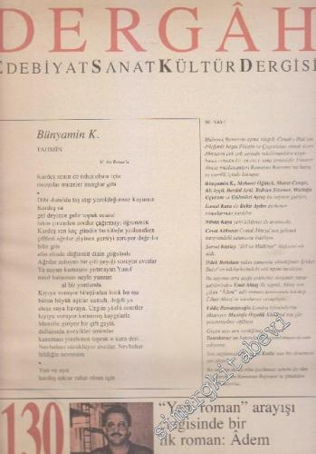 Dergah Aylık Edebiyat Sanat Kültür Dergisi - Sayı: 130  XI    Aralık