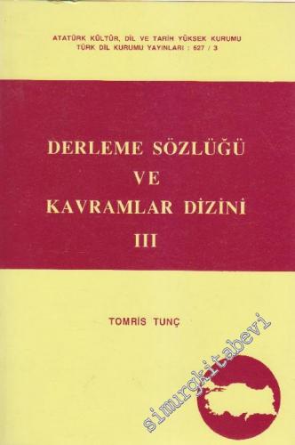 Derleme Sözlüğü ve Kavramlar Dizini 3 -        1995