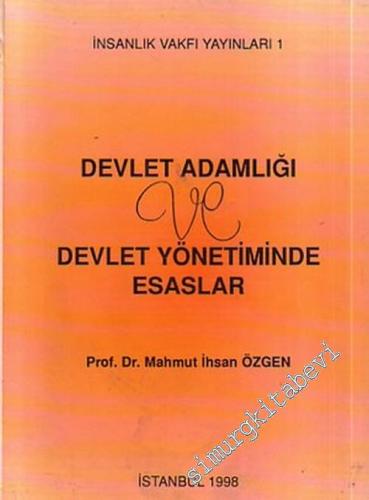 Devlet Adamlığı ve Devlet Yönetiminde Esaslar -        1998