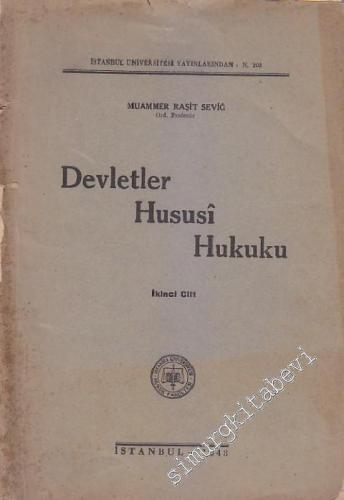 Devletler Hususi Hukuku Cilt 2 -