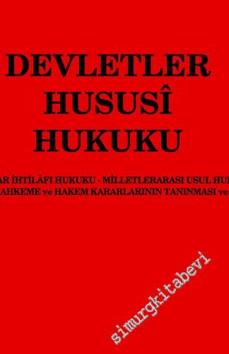 Devletler Hususi Hukuku -