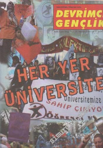 Devrimci Gençlik Aylık Siyasi Dergi - Sayı: 15      Haziran