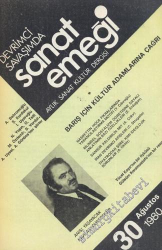 Devrimci Savaşımda Sanat Emeği - Sayı 30, Ağustos 1980