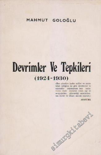 Devrimler ve Tepkileri: Türkiye Cumhuriyeti Tarihi 1 ( 1924 - 1930 ) -        1972