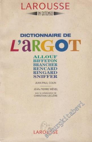 Dictionnaire de l'Argot