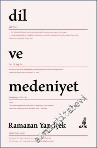 Dil ve Medeniyet -        2025