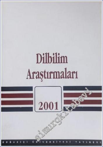 Dilbilim Araştırmaları Dergisi 2001
