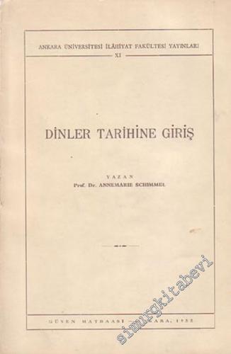 Dinler Tarihine Giriş -        1955