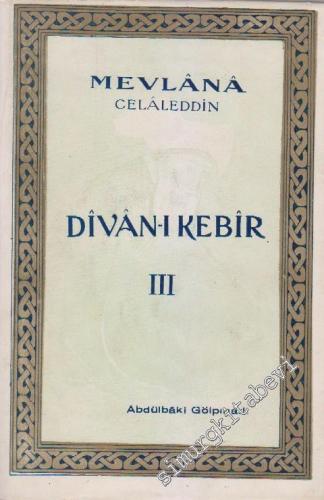 Divan- ı Kebir, Cilt: 3 -        1958