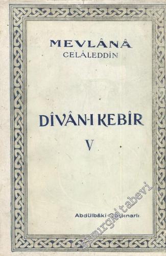 Divan- ı Kebir, Cilt: 5 -        1960