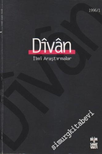 Divan: İlmi Araştırmalar Dergisi - 1996 / 1       1996