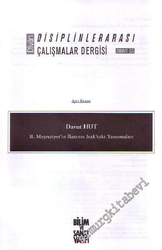 Divan İlmi Araştırmalar : Disiplinlerarası Çalışmalar Dergisi, 2. Meşr